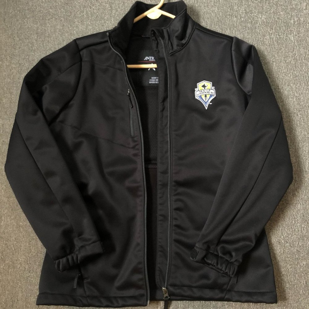 Antigua Women's Seattle Sounders Jacket Black